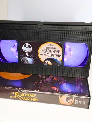 VHS lamp Pesadilla antes de navidad y Crepusculo