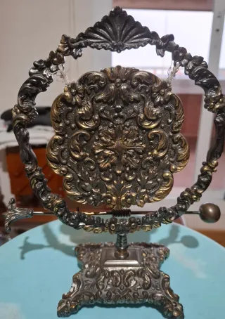 Gong decorativo in metallo