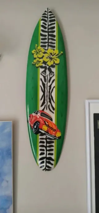 Tabla Surf Decorativa Madera