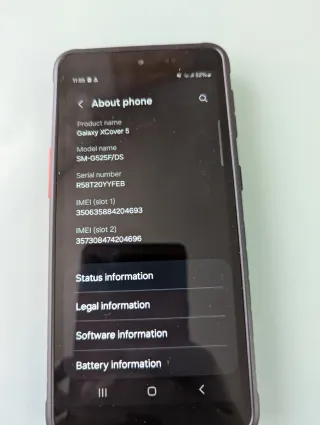 Samsung Galaxy XCover 5 Nero