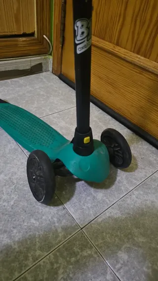 Patinete infantil 3 ruedas verde