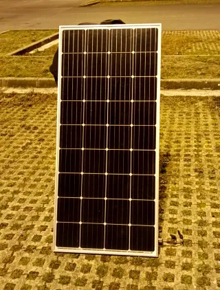 Placa solar con controlador