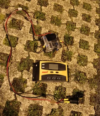 Placa solar con controlador