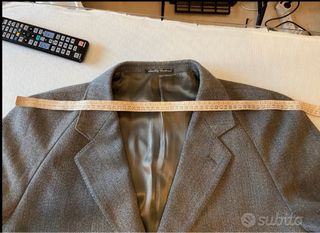 Coppia cappotti uomo grigi tg 56