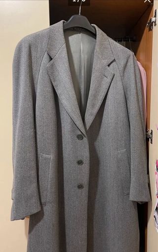 Coppia cappotti uomo grigi tg 56