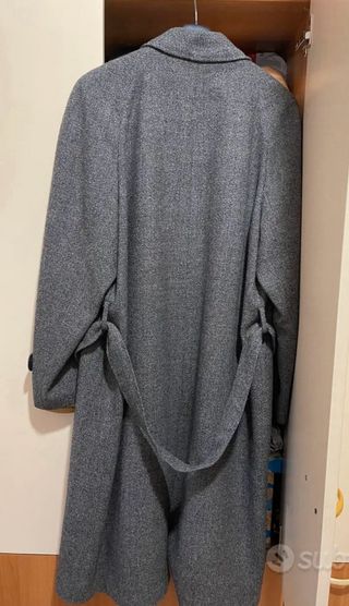 Coppia cappotti uomo grigi tg 56
