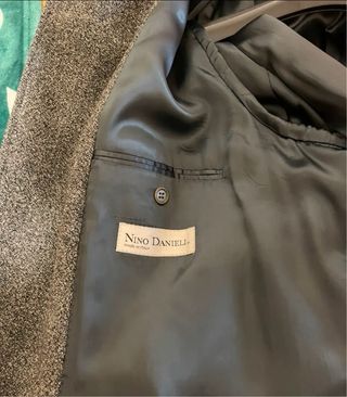 Coppia cappotti uomo grigi tg 56