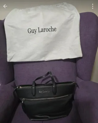 Bolso Guy Laroche Negro Piel