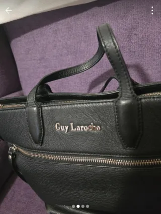 Bolso Guy Laroche Negro Piel