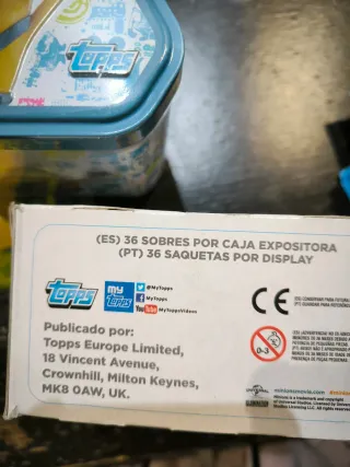Super lote cartas y latas de Minions trading cards