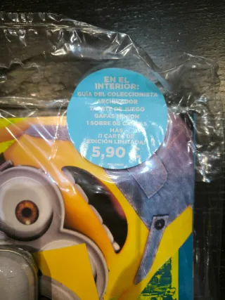 Super lote cartas y latas de Minions trading cards