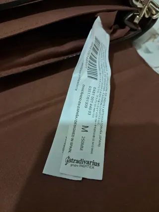 Bolso Marrón Stradivarius Cierre Dorado