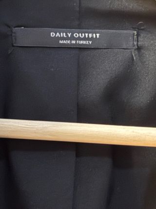 Chaqueta/Americana Negra Bolsillos