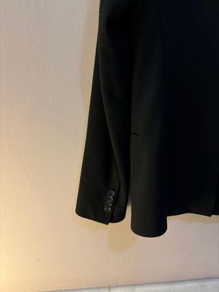 Chaqueta/Americana Negra Bolsillos