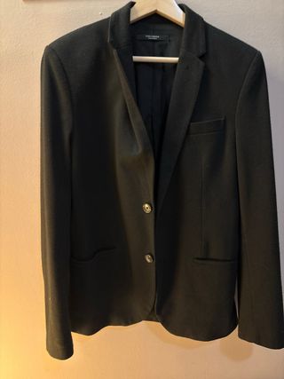 Chaqueta/Americana Negra Bolsillos