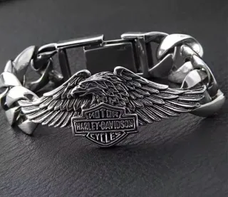 Pulsera Harley-Davidson Águila Plata