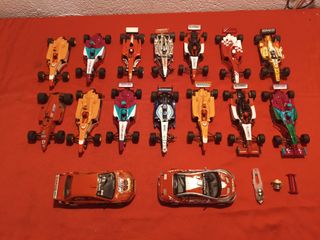 Lote enorme coches Scalextric 1:32 piezas