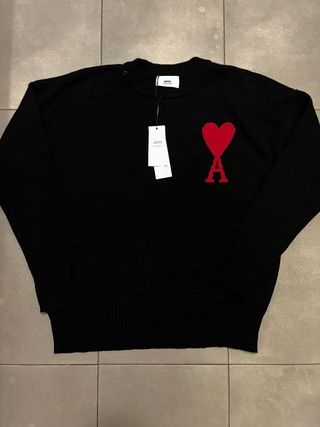 Jersey Ami Paris Corazón Rojo