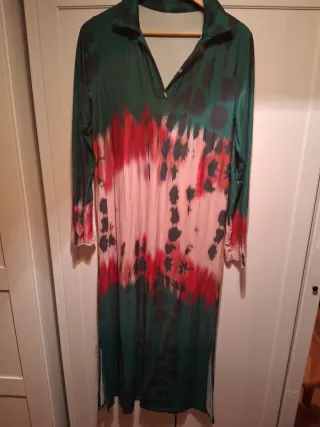 Vestido Midi Tie-Dye Talla Única