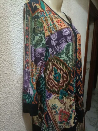 Blusa Patchwork Manga Larga