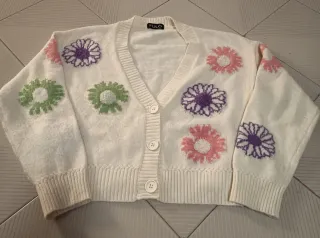 Cardigan FULO floreale taglia unica