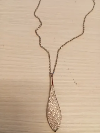 Conjunto collar y pendientes plata