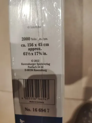 Puzzle 2000 Piezas Panorama nuevo
