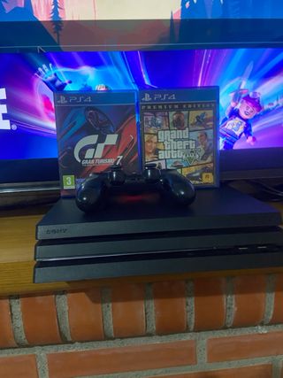 Ps4 Pro + Mando + Juegos