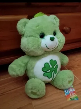 Peluche Oso amoroso Care Bears Grande Trébol NUEVO