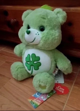 Peluche Oso amoroso Care Bears Grande Trébol NUEVO