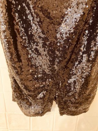 Vestido lentejuelas fiesta negro