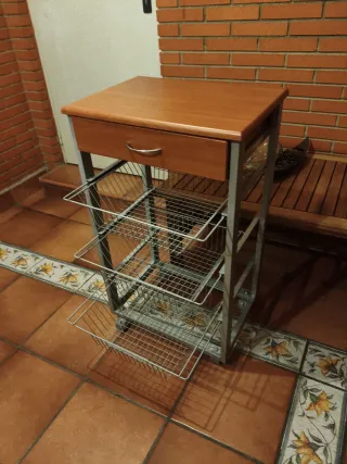 Carrito cocina cajón. A punto limpio sem 15 dic