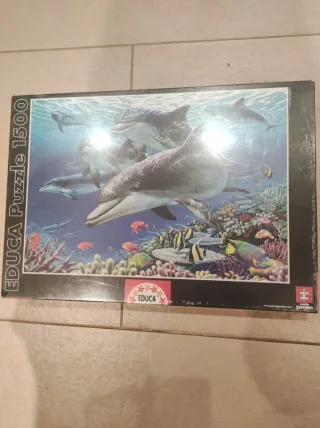 Puzzle Educa 1500 Piezas Delfines Nuevo