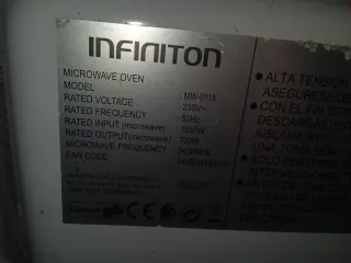 Microondas INFINITON blanco