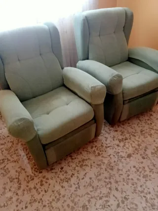 Sillón relax de tela