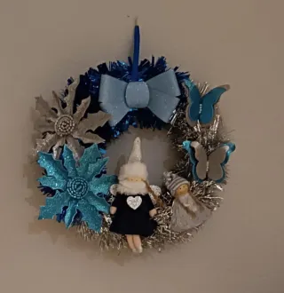 Corona Navidad y Belén