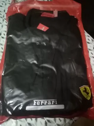 Camisa Ferrari Negra XXL