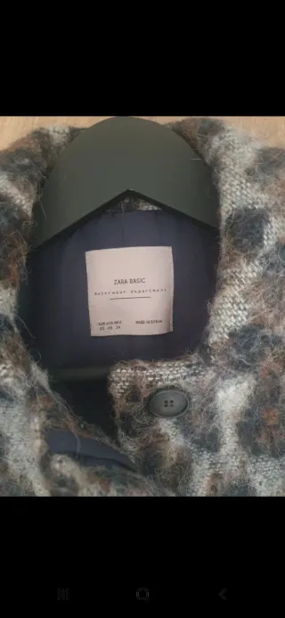 Abrigo Zara estampado leopardo