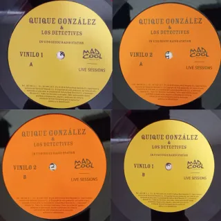 4x3 Quique González Vinilo En Vivo