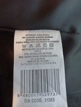 Chaqueta Negra Estilo Militar ANNE LAGRANGE t.S