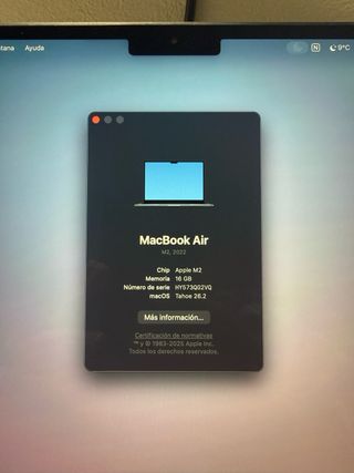 MacBook Air 13 M2 16GB RAM Azul Medianoche