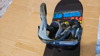 Tabla Snowboard Infantil con Fijaciones.130cm