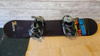 Tabla Snowboard Infantil con Fijaciones.130cm