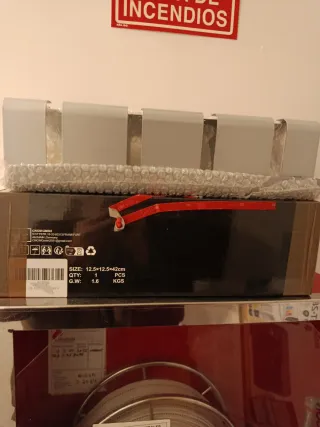 Botellero de pared acero inoxidable