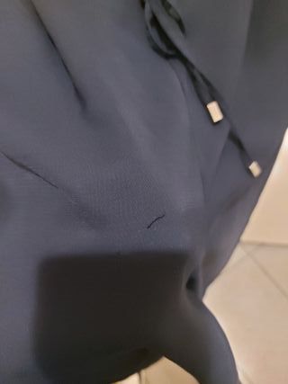 Completo Zara Blazer e Pantalone Blu Taglia XS