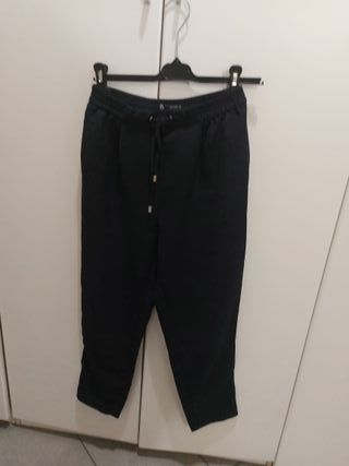 Completo Zara Blazer e Pantalone Blu Taglia XS