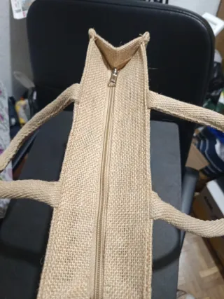 Bolsa de yute con logo frozen music