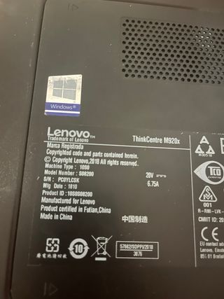 Lenovo M920x Tiny i5 8th Gen RX560 4GB