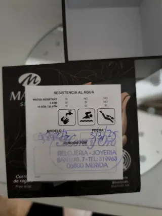 Reloj Inteligente Mujer Dorado.