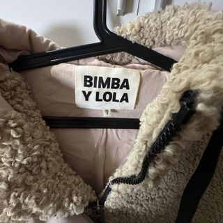 Abrigo Bimba y Lola Beige Peluche